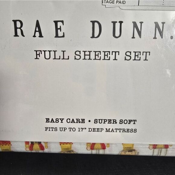 Rae Dunn Christmas Nutcracker Full size Sheet Set - Picture 4 of 5